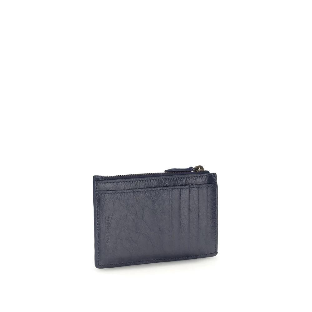 Balenciaga Blue Lamb Ovis Aries Aries Wallet by Balenciaga