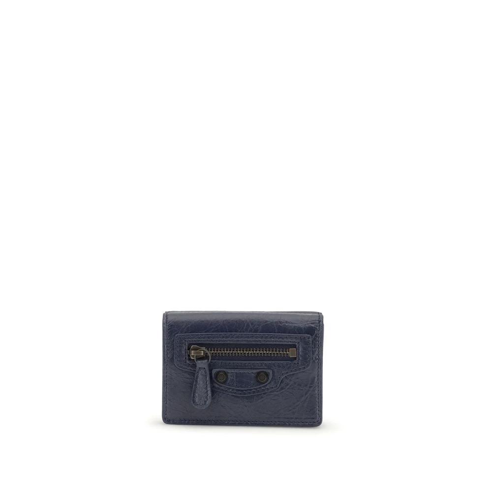 Balenciaga Blue Lamb Ovis Aries Aries Wallet by Balenciaga
