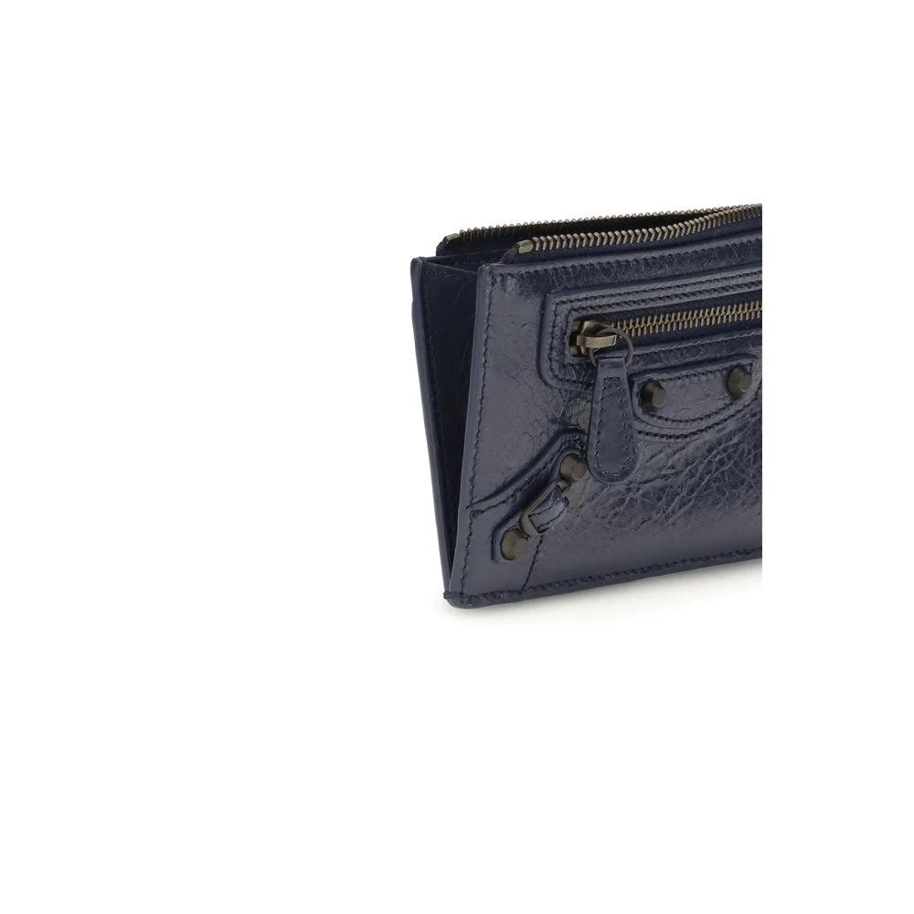 Balenciaga Blue Lamb Ovis Aries Aries Wallet by Balenciaga
