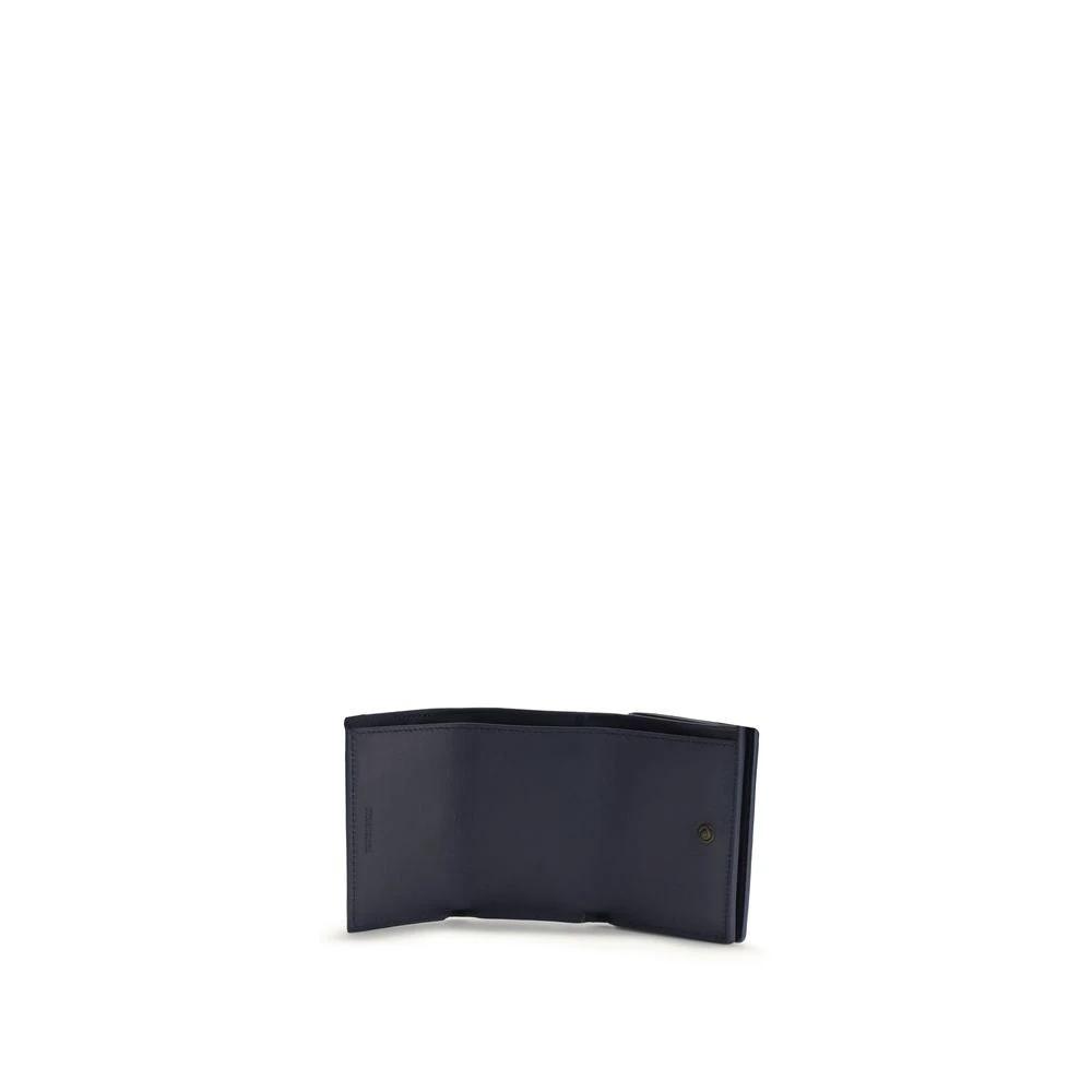 Balenciaga Blue Lamb Ovis Aries Aries Wallet by Balenciaga