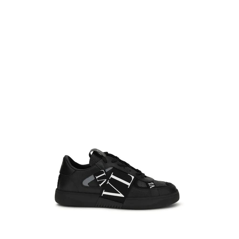Baskets basses Valentino Garavani Bos Taurus en cuir de veau noir