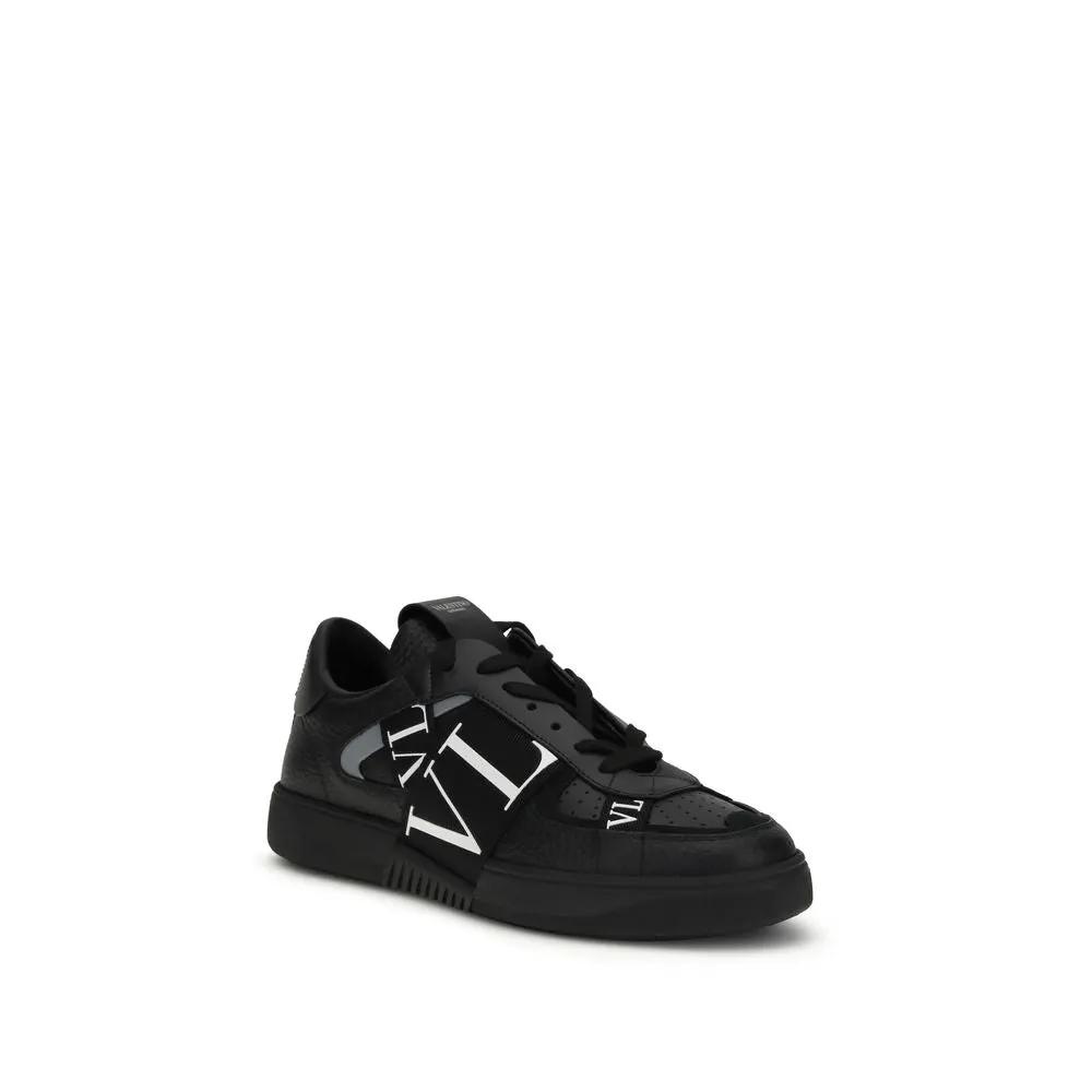 Baskets basses Valentino Garavani Bos Taurus en cuir de veau noir