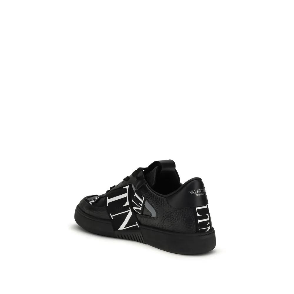 Baskets basses Valentino Garavani Bos Taurus en cuir de veau noir