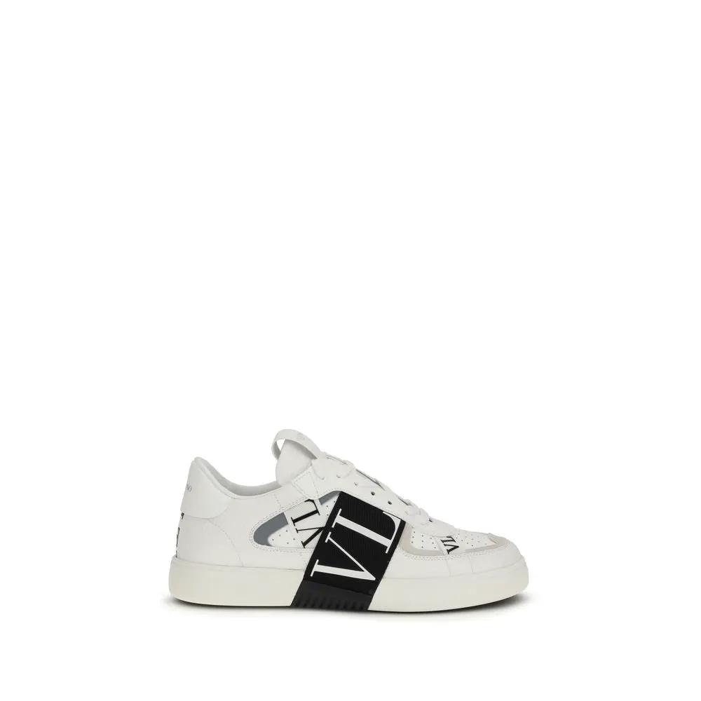 Baskets basses Valentino Garavani Bos Taurus en cuir de veau blanc