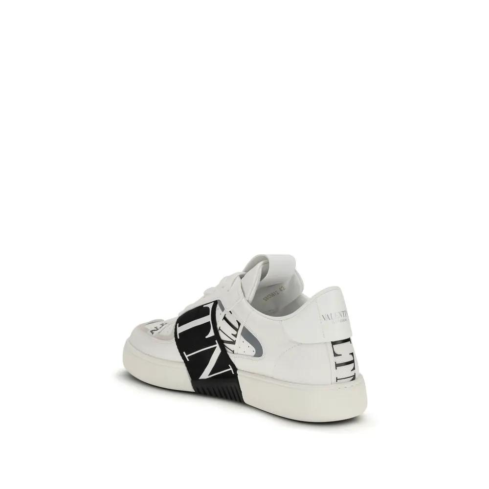 Baskets basses Valentino Garavani Bos Taurus en cuir de veau blanc
