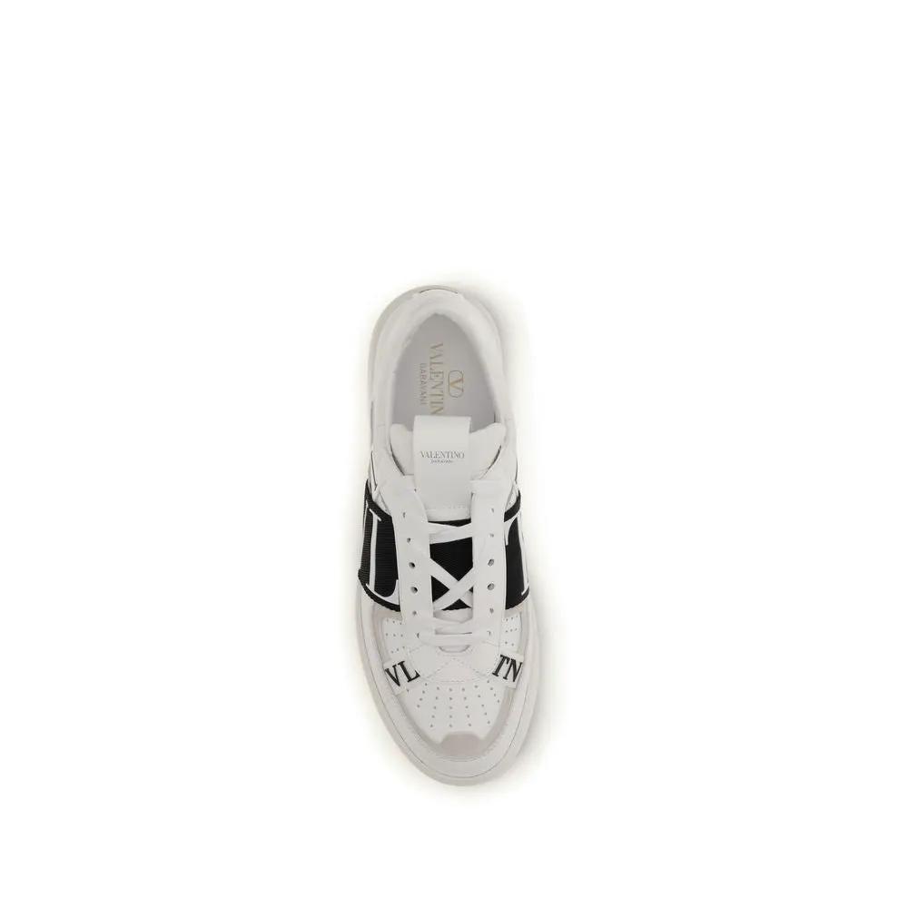 Baskets basses Valentino Garavani Bos Taurus en cuir de veau blanc