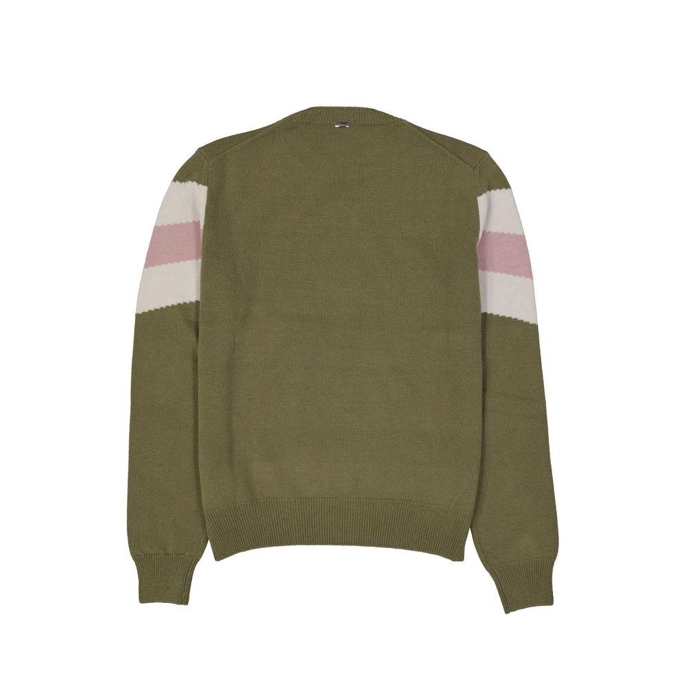 Herno Bicolor Wool Sweatshirt by Herno