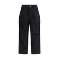 Pantalon décontracté en coton noir Marant Étoile