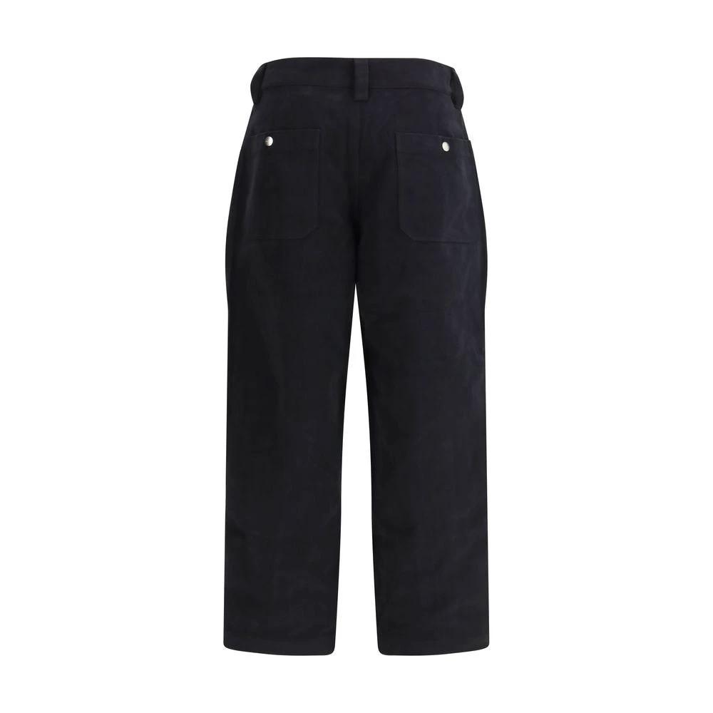 Pantalon décontracté en coton noir Marant Étoile