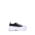 Alexander McQueen Black Rubber Chunky Sneakers by Alexander McQueen