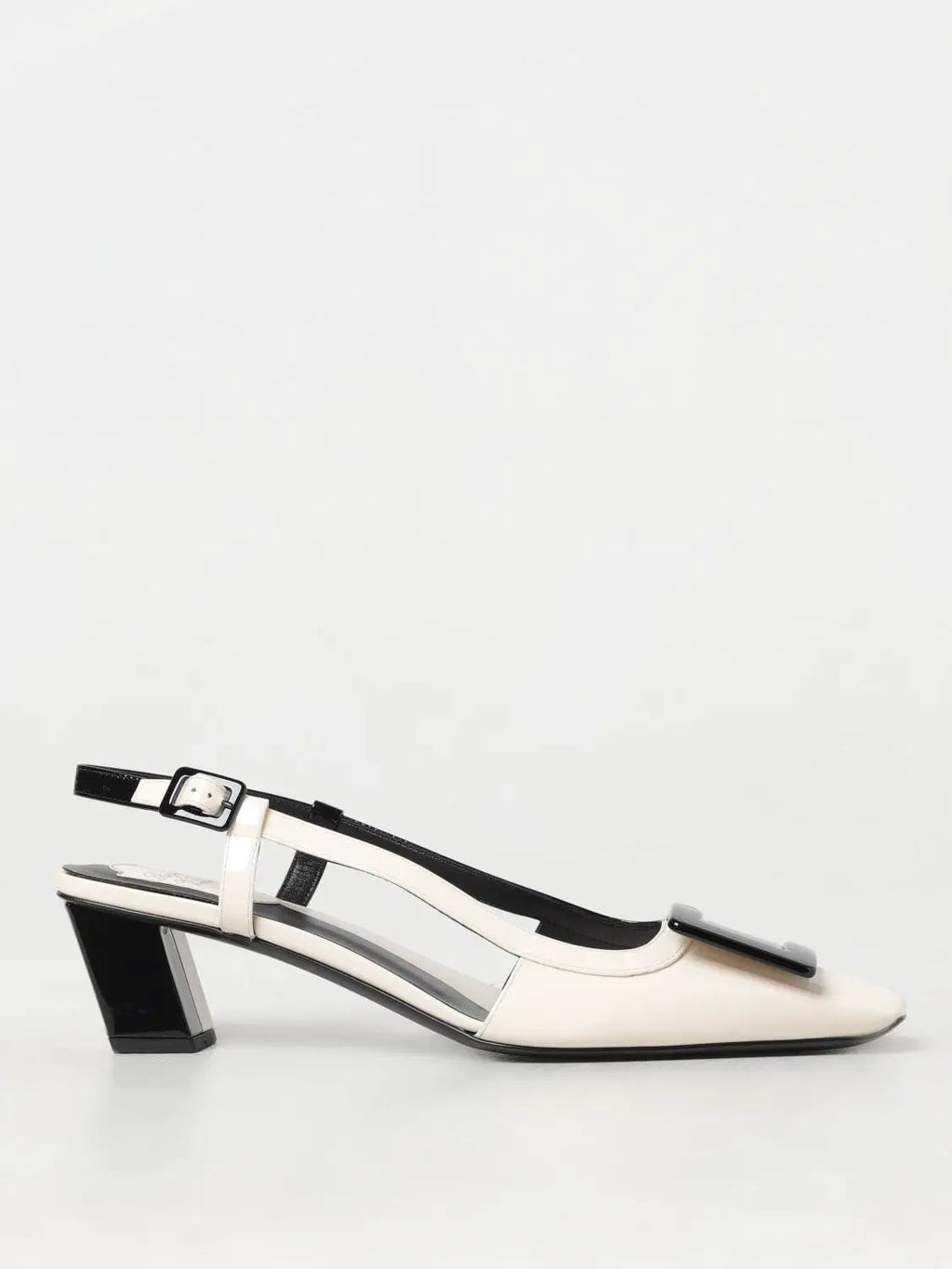 Roger Vivier Black Leather High Heel Pumps