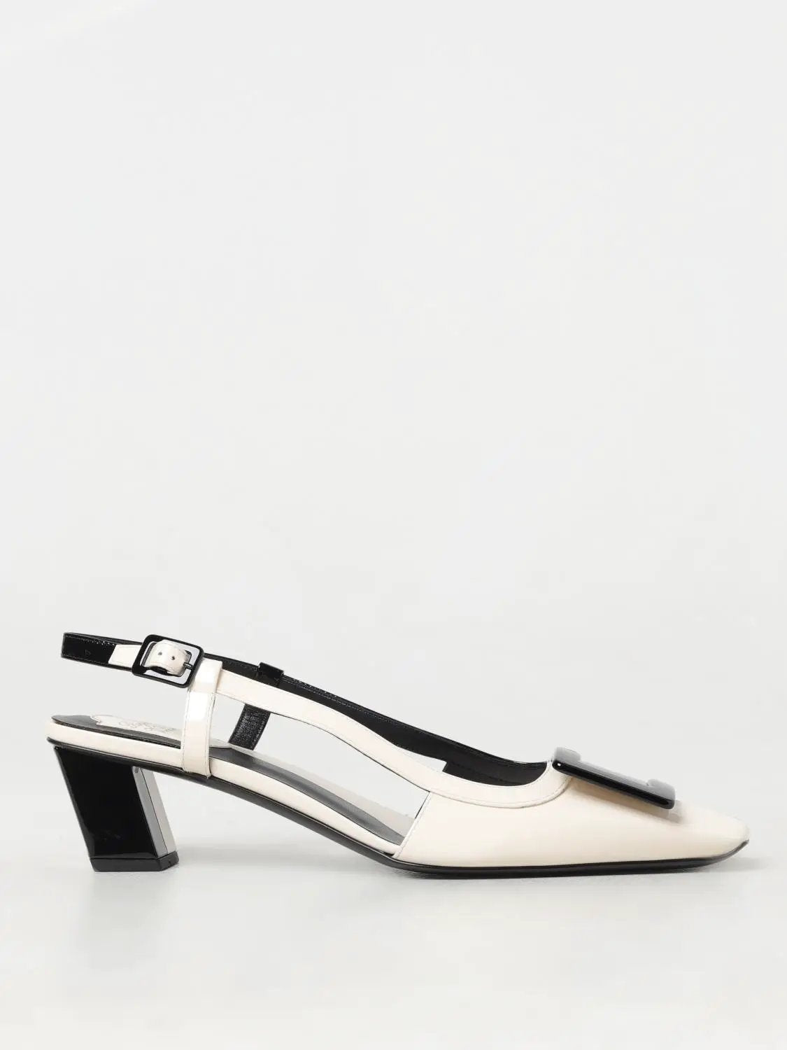 Roger Vivier Black Leather High Heel Pumps