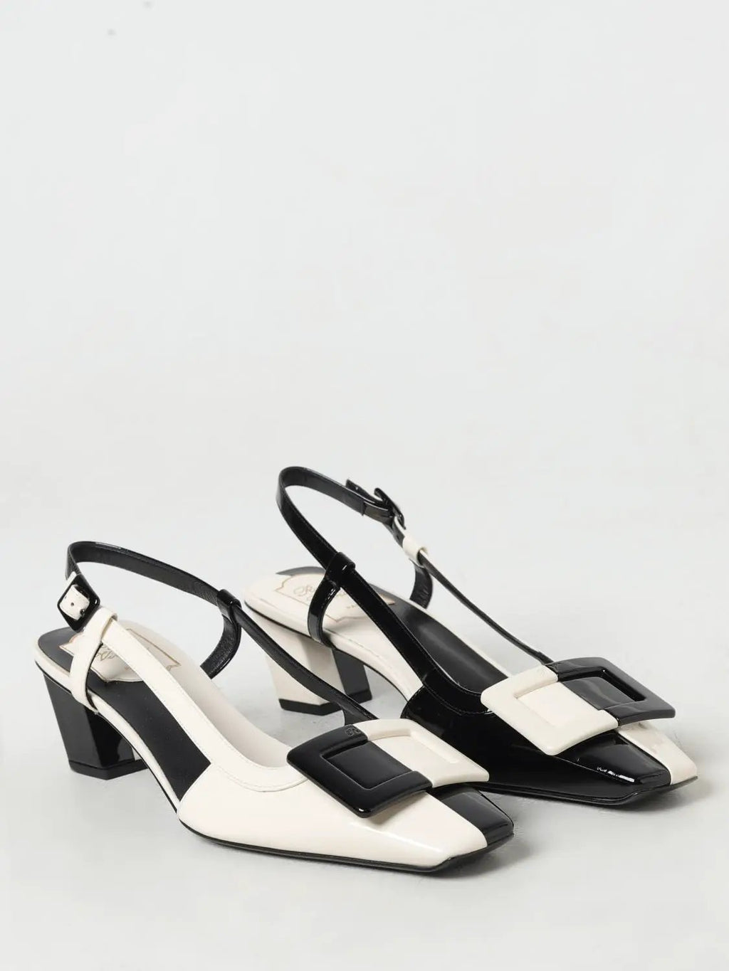 Roger Vivier Black Leather High Heel Pumps