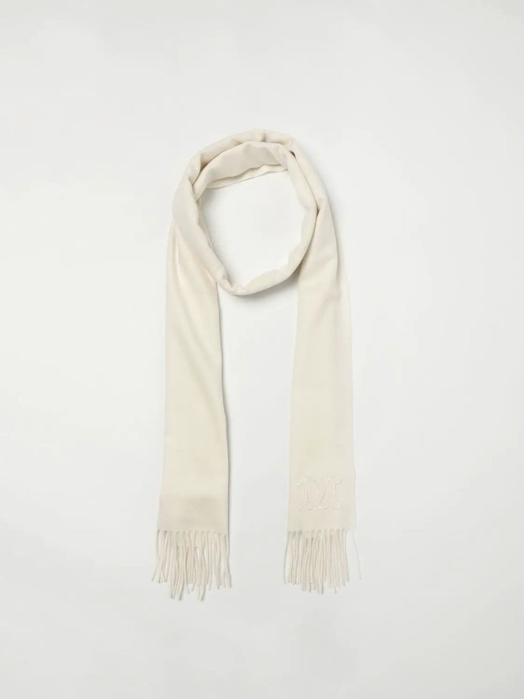 Écharpe en cachemire blanc Max Mara