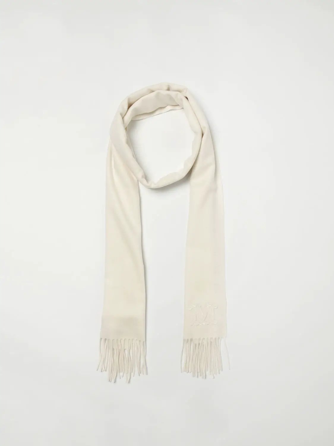 Écharpe en cachemire blanc Max Mara