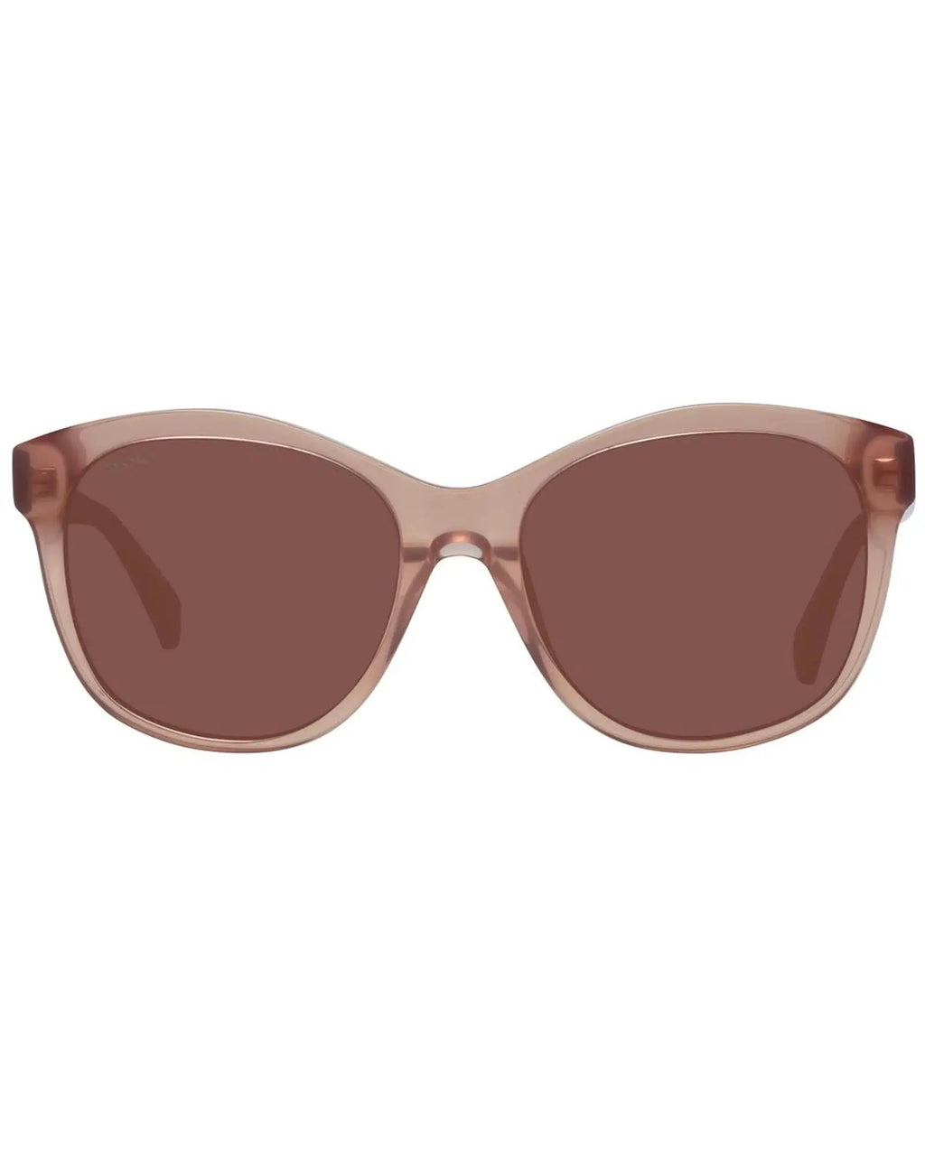 Lunettes de soleil en plastique marron Max Mara