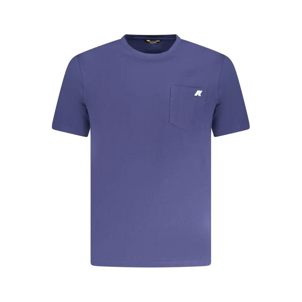 T-shirt en coton bleu K-WAY