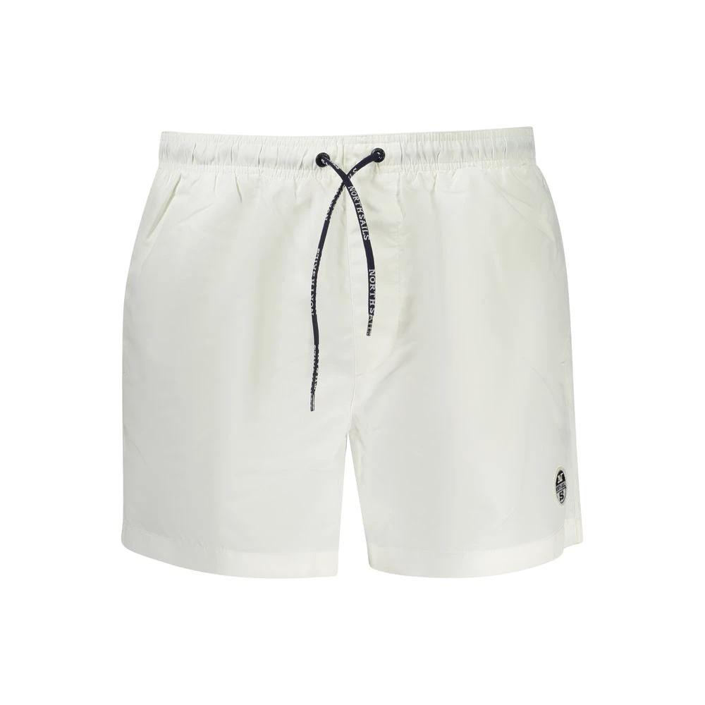 North Sails White Polyester Men's Swim Boxer