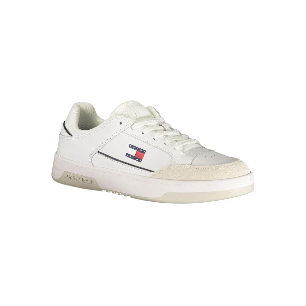 Tommy Hilfiger White Polyurethane Men Sneaker Tommy Hilfiger