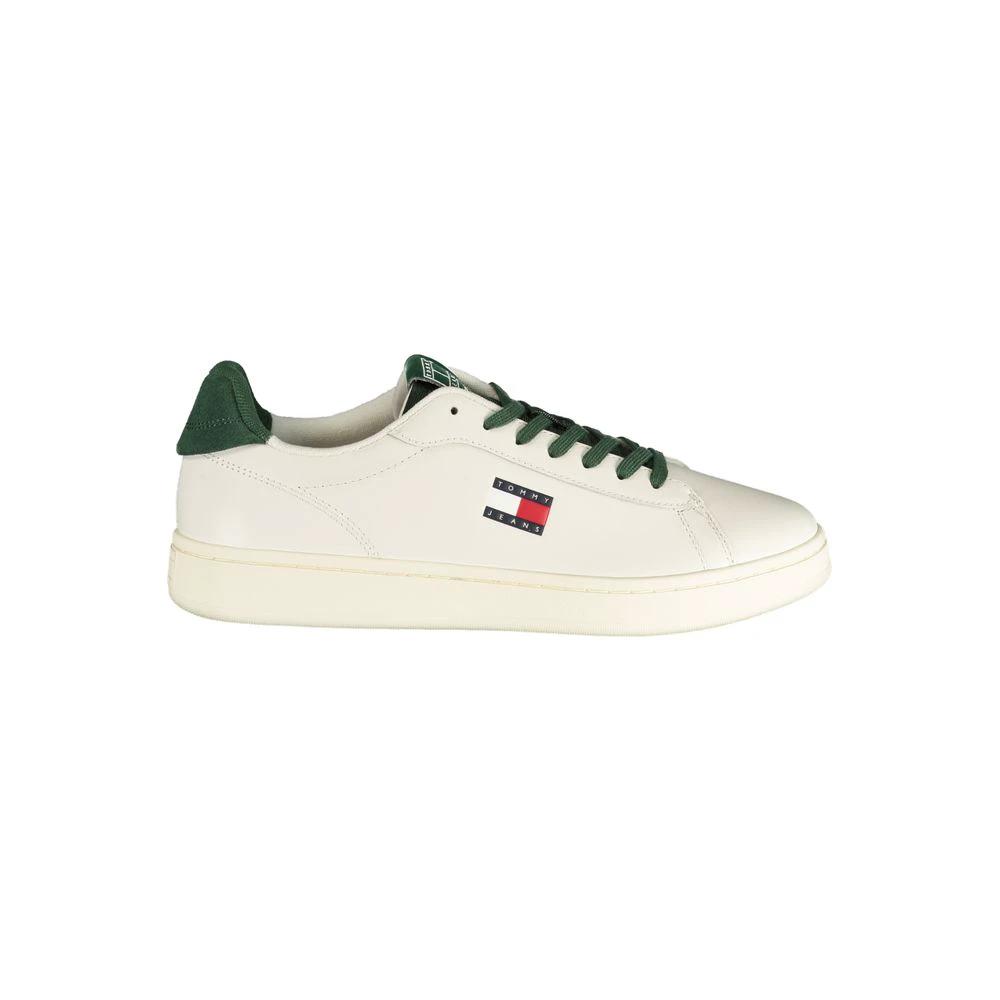 Tommy Hilfiger Bianco Polyurethane Men Sneaker Tommy Hilfiger