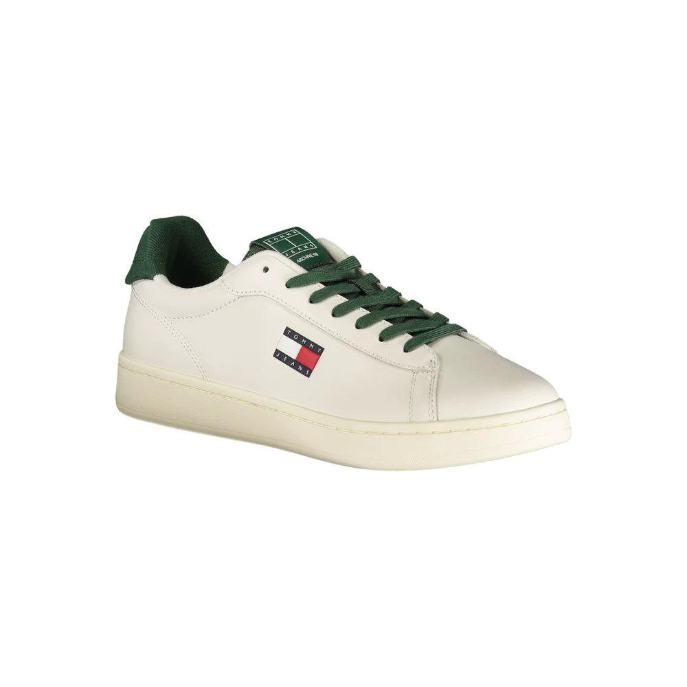 Tommy Hilfiger Bianco Polyurethane Men Sneaker Tommy Hilfiger