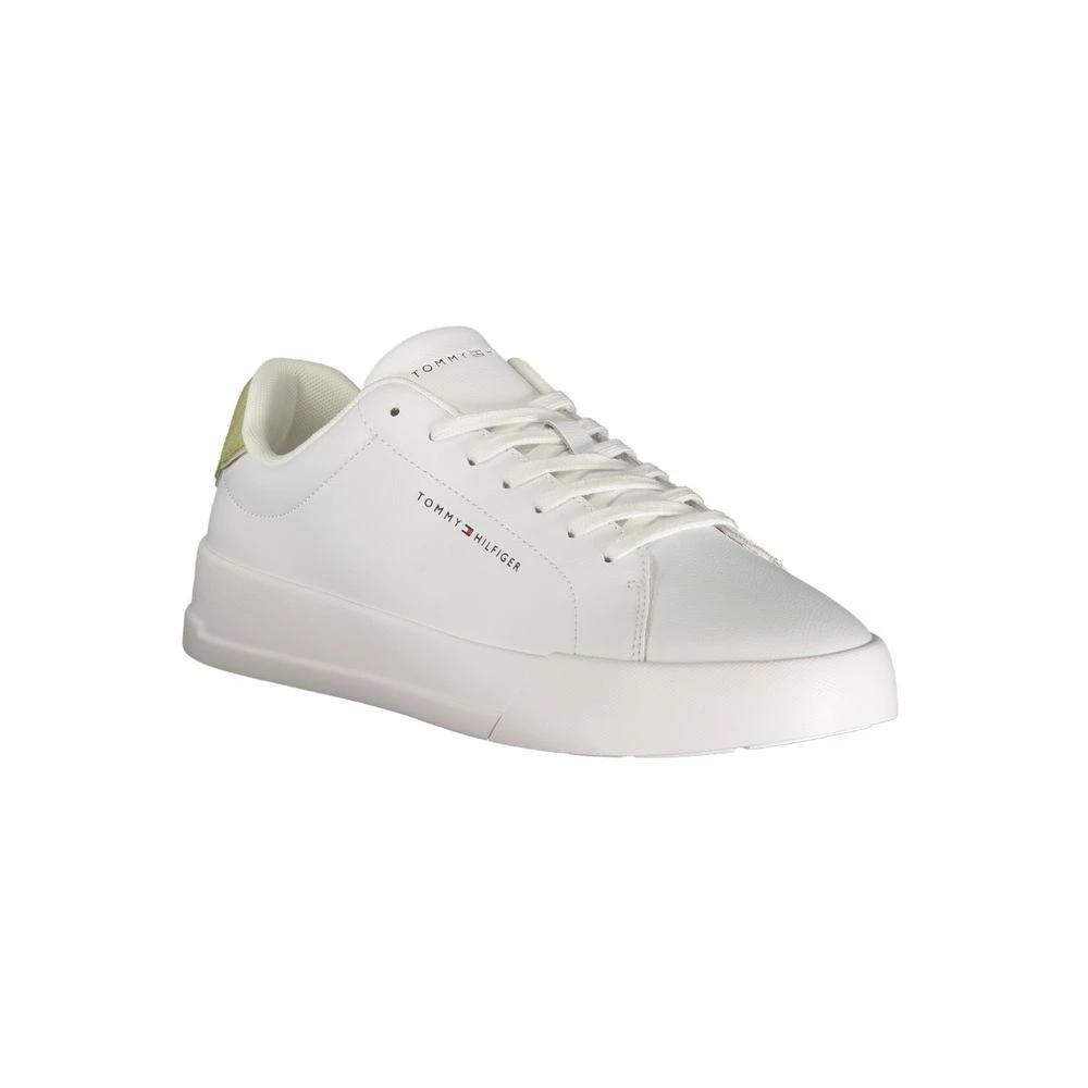 Tommy Hilfiger Bianco Polyurethane Men Sneaker Tommy Hilfiger