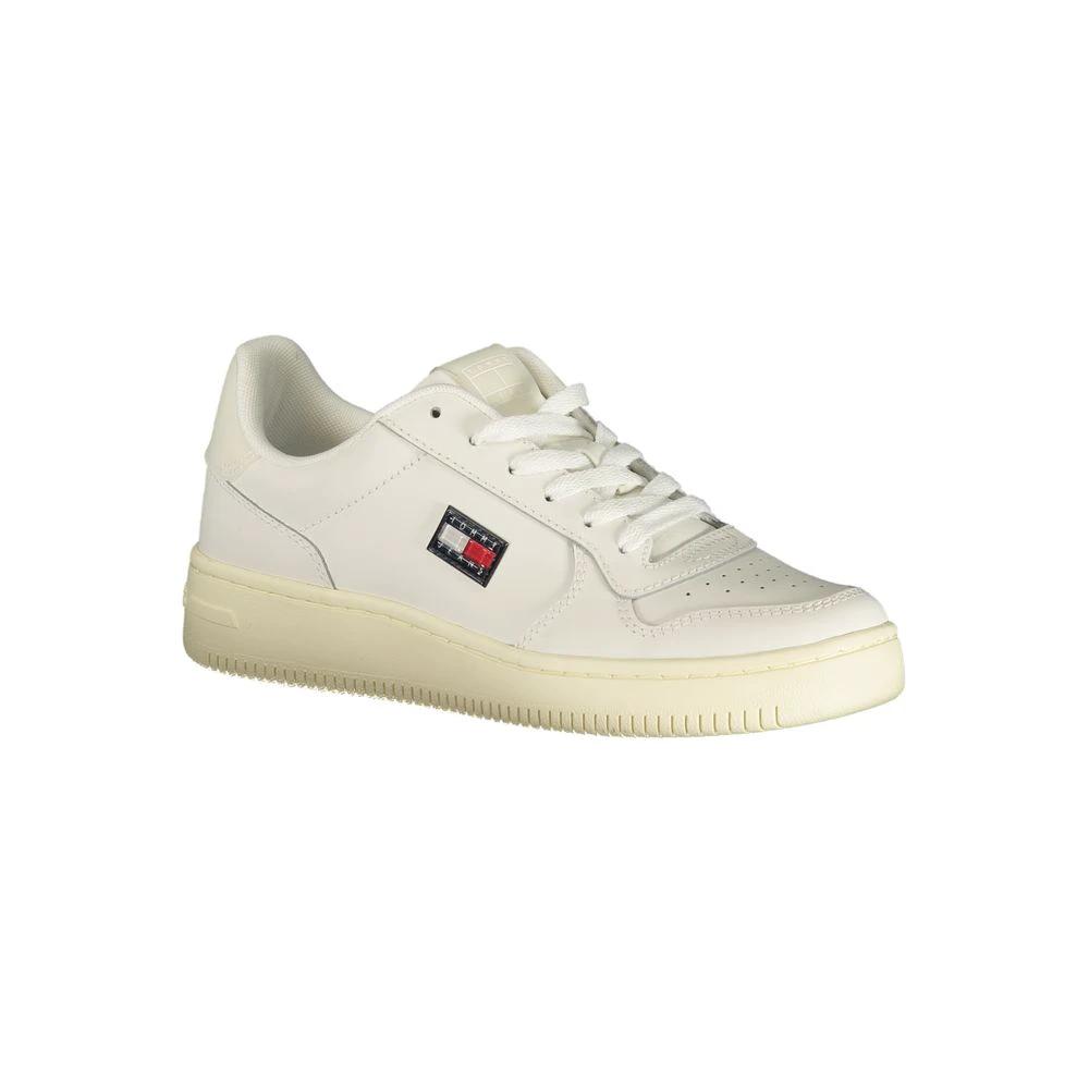 Tommy Hilfiger Bianco Polyurethane Women Sneaker Tommy Hilfiger