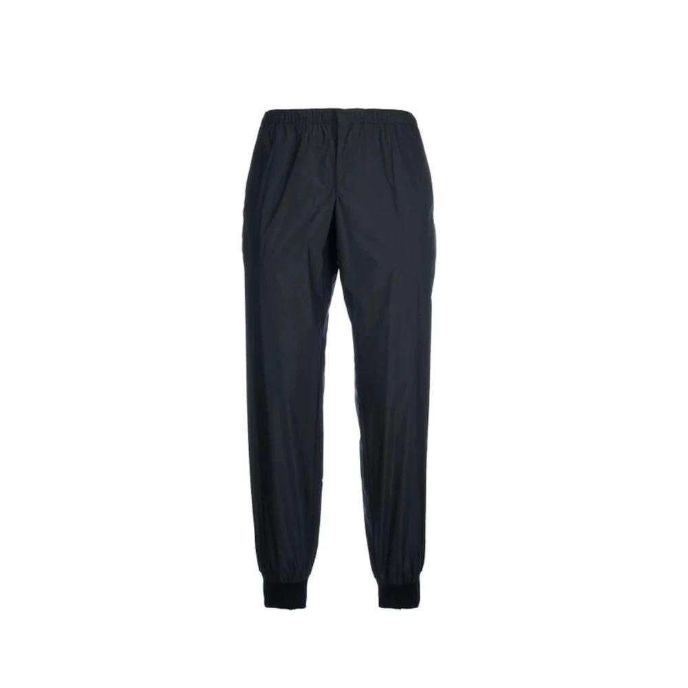 Prada Black Nylon Joggers (Workout Pants) by Prada