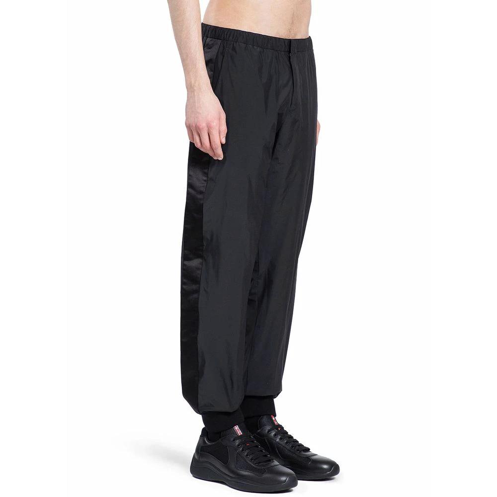 Prada Black Nylon Joggers (Workout Pants) by Prada