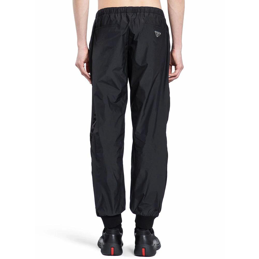 Prada Black Nylon Joggers (Workout Pants) by Prada