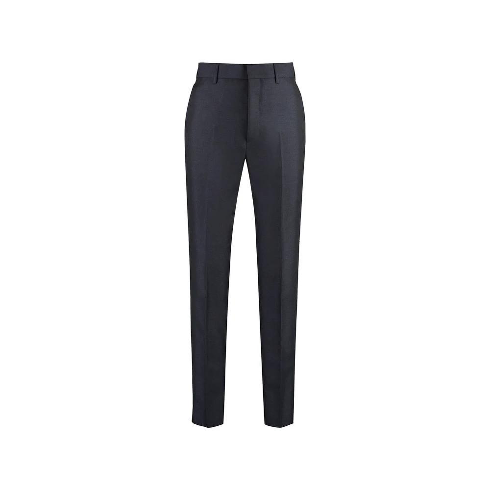 Prada Blue Mohair Dress Pants by Prada