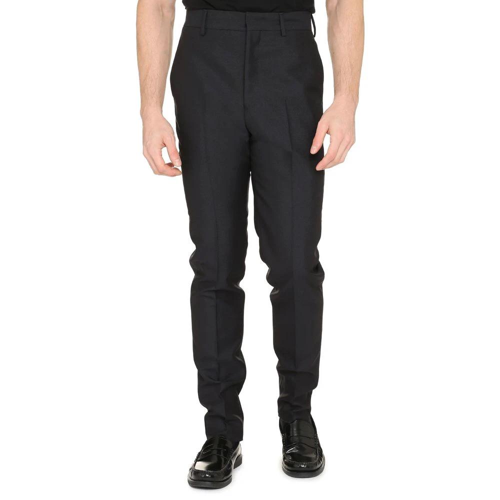 Prada Blue Mohair Dress Pants by Prada