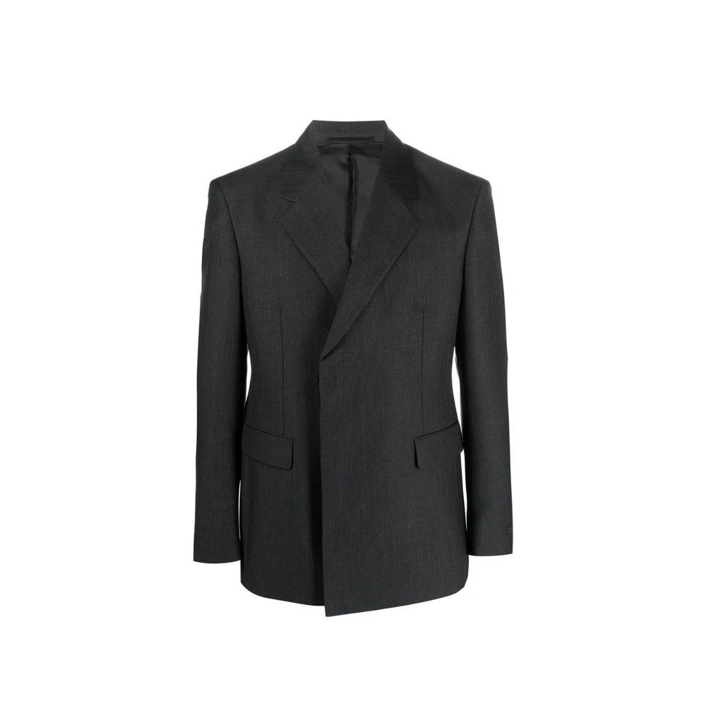 Prada Gray Wool Blazer by Prada