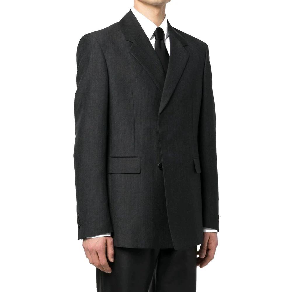 Prada Gray Wool Blazer by Prada