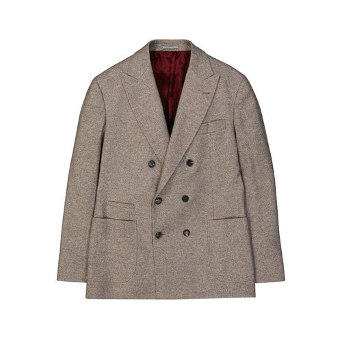 Brunello Cucinelli Beige Cashmere Coat by Brunello Cucinelli