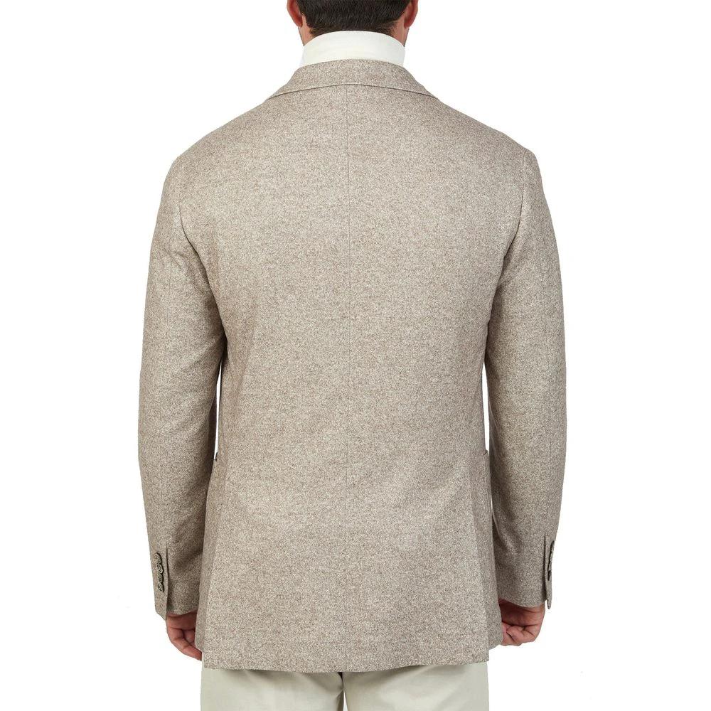 Brunello Cucinelli Beige Cashmere Coat by Brunello Cucinelli