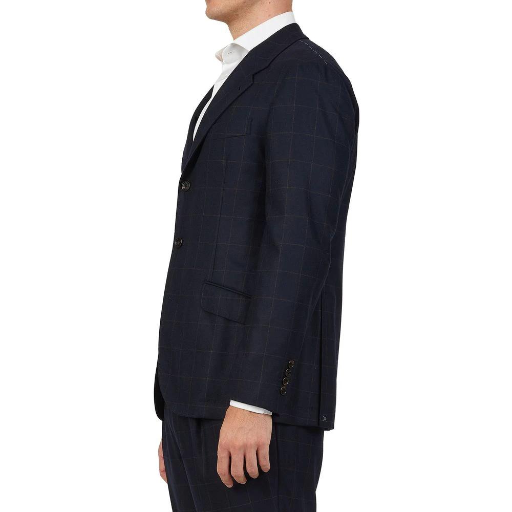 Brunello Cucinelli Blue Wool Two-Piece Suit by Brunello Cucinelli