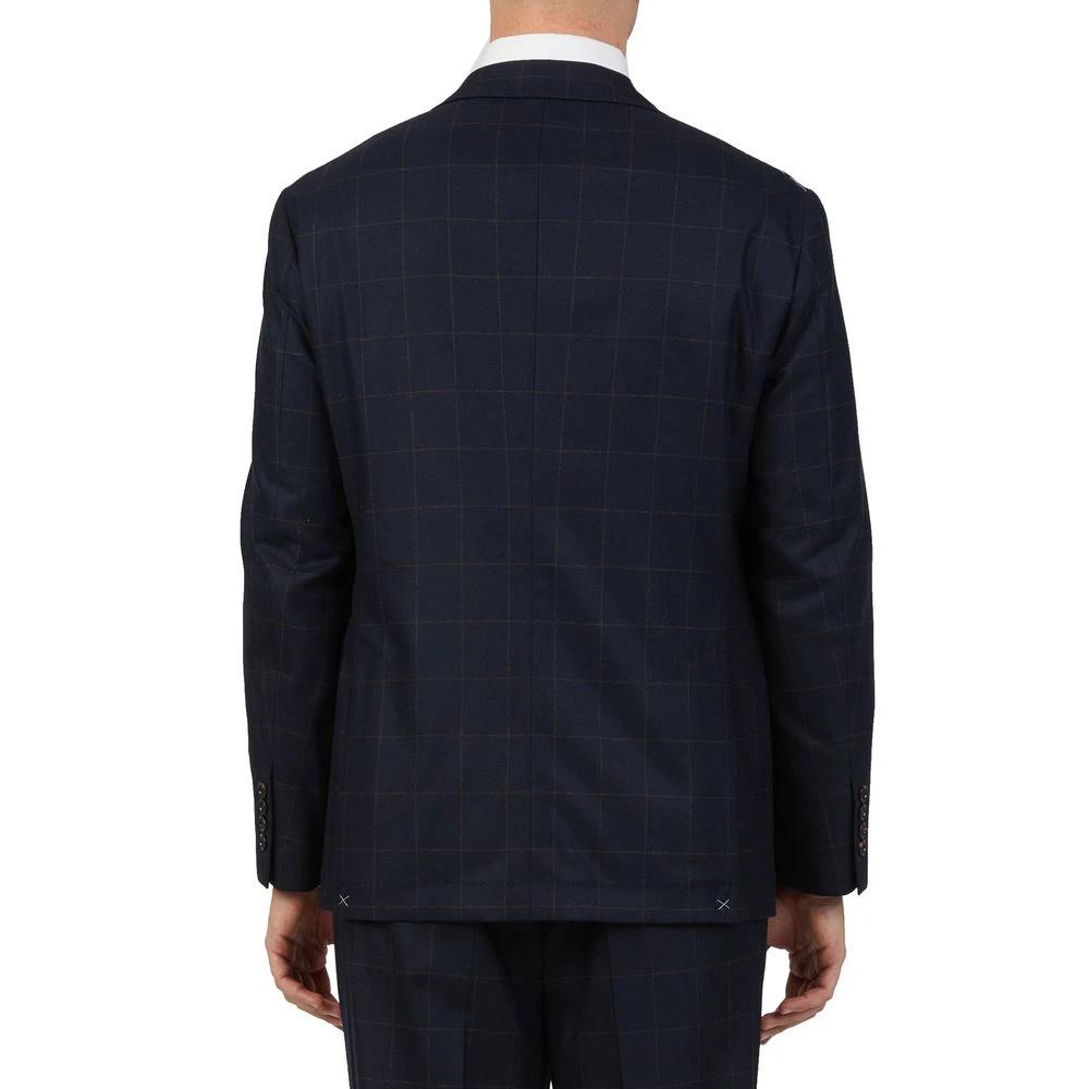 Brunello Cucinelli Blue Wool Two-Piece Suit by Brunello Cucinelli