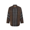 Burberry Brown Cotton Parka by Burberry