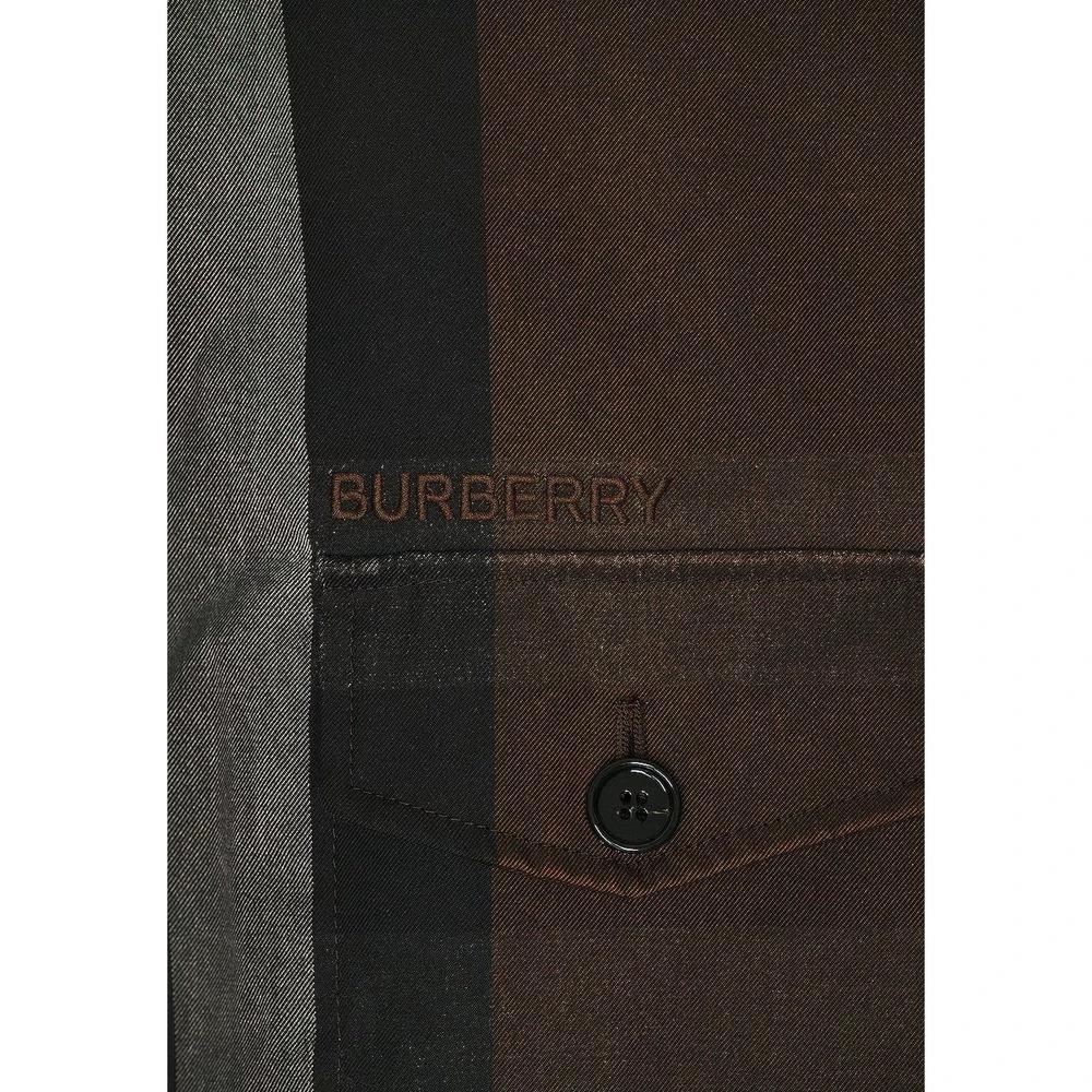 Burberry Brown Cotton Parka by Burberry
