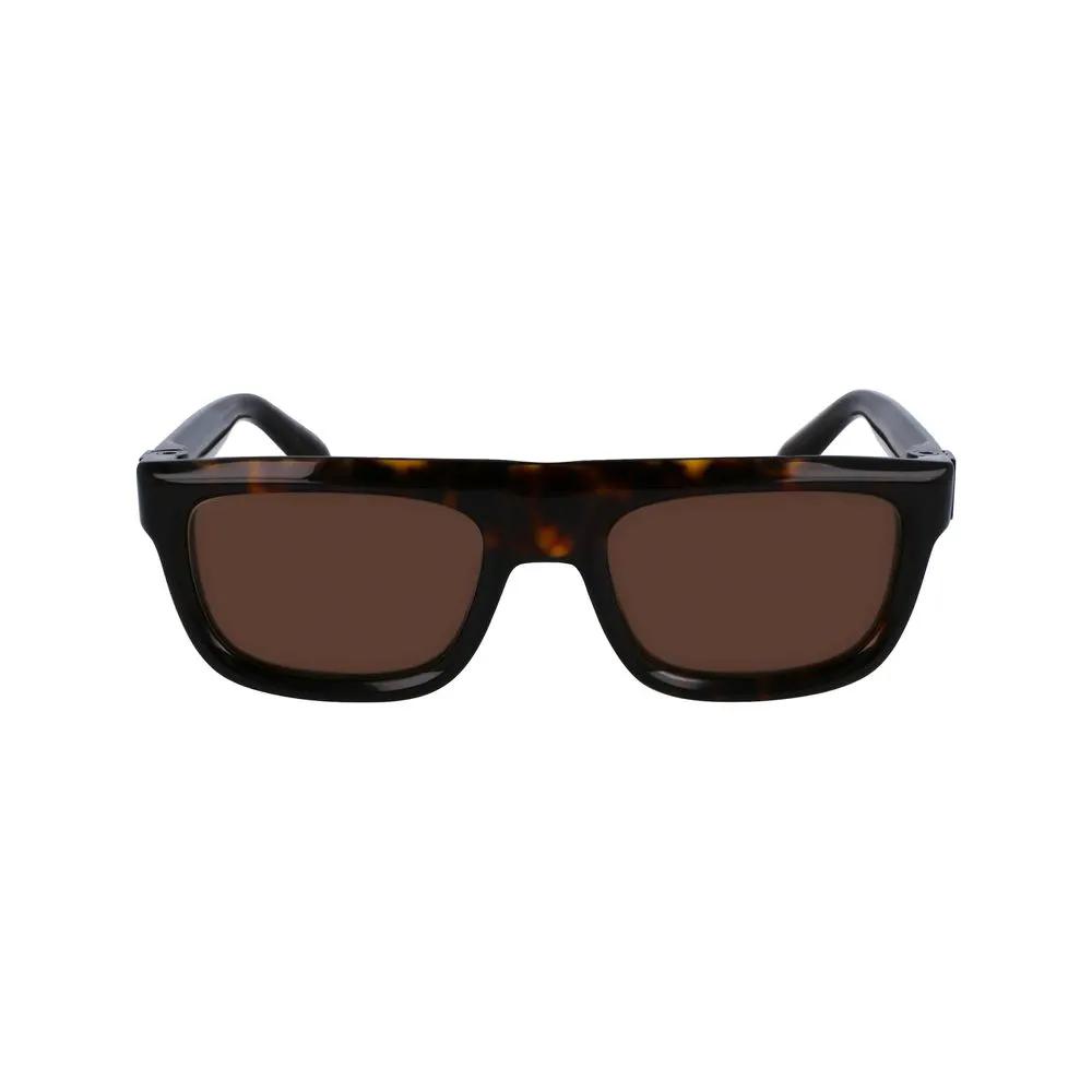Lunettes de soleil Ferragamo en acétate marron