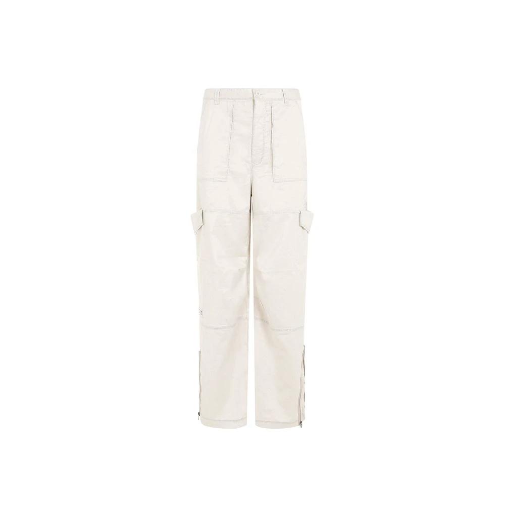 Acne Studios Beige Polyester Cargo Pants by Acne Studios