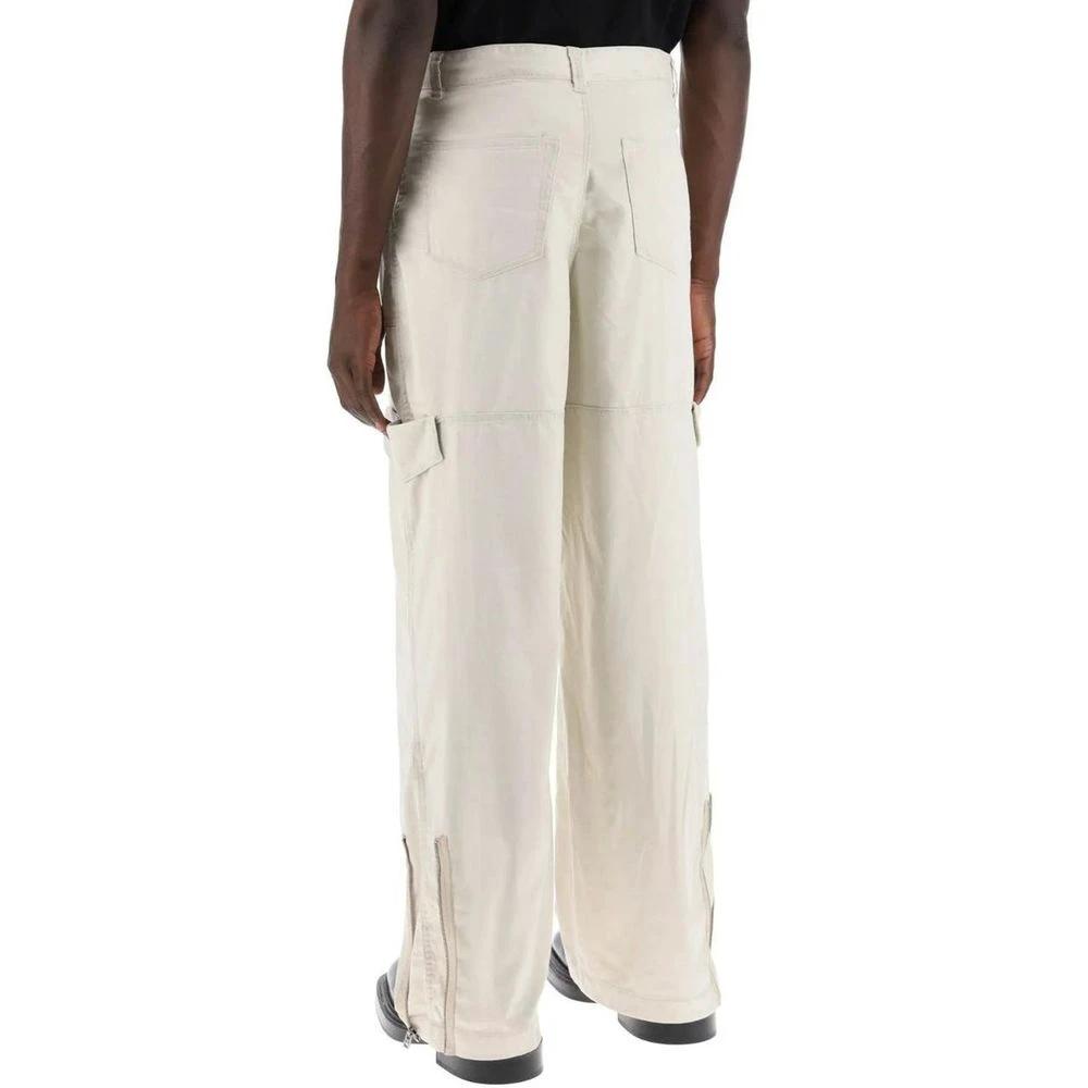 Acne Studios Beige Polyester Cargo Pants by Acne Studios