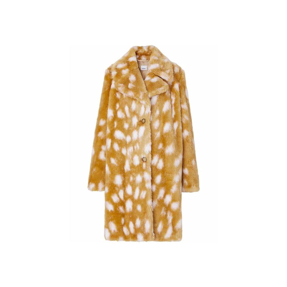 Burberry Beige Lambskin Coat by Burberry