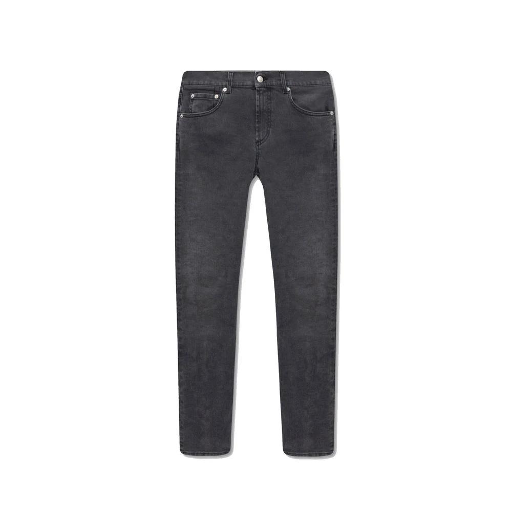 Alexander McQueen Black Cotton Skinny Jeans by Alexander McQueen