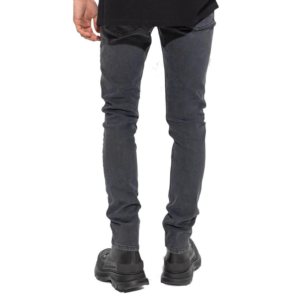 Alexander McQueen Black Cotton Skinny Jeans by Alexander McQueen