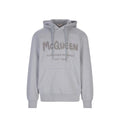 Alexander McQueen Gray Cotton Sweatshirt by Alexander McQueen