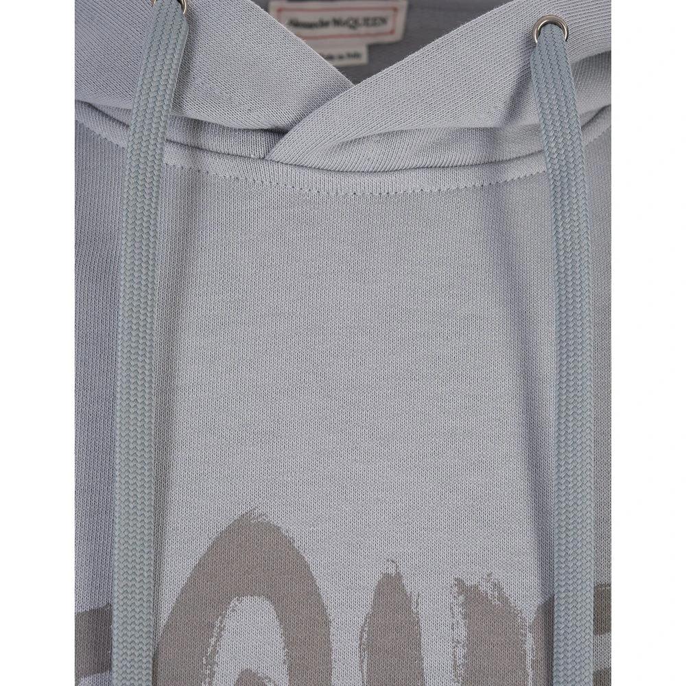 Alexander McQueen Gray Cotton Sweatshirt by Alexander McQueen