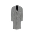 Manteau en laine noire Alexander McQueen