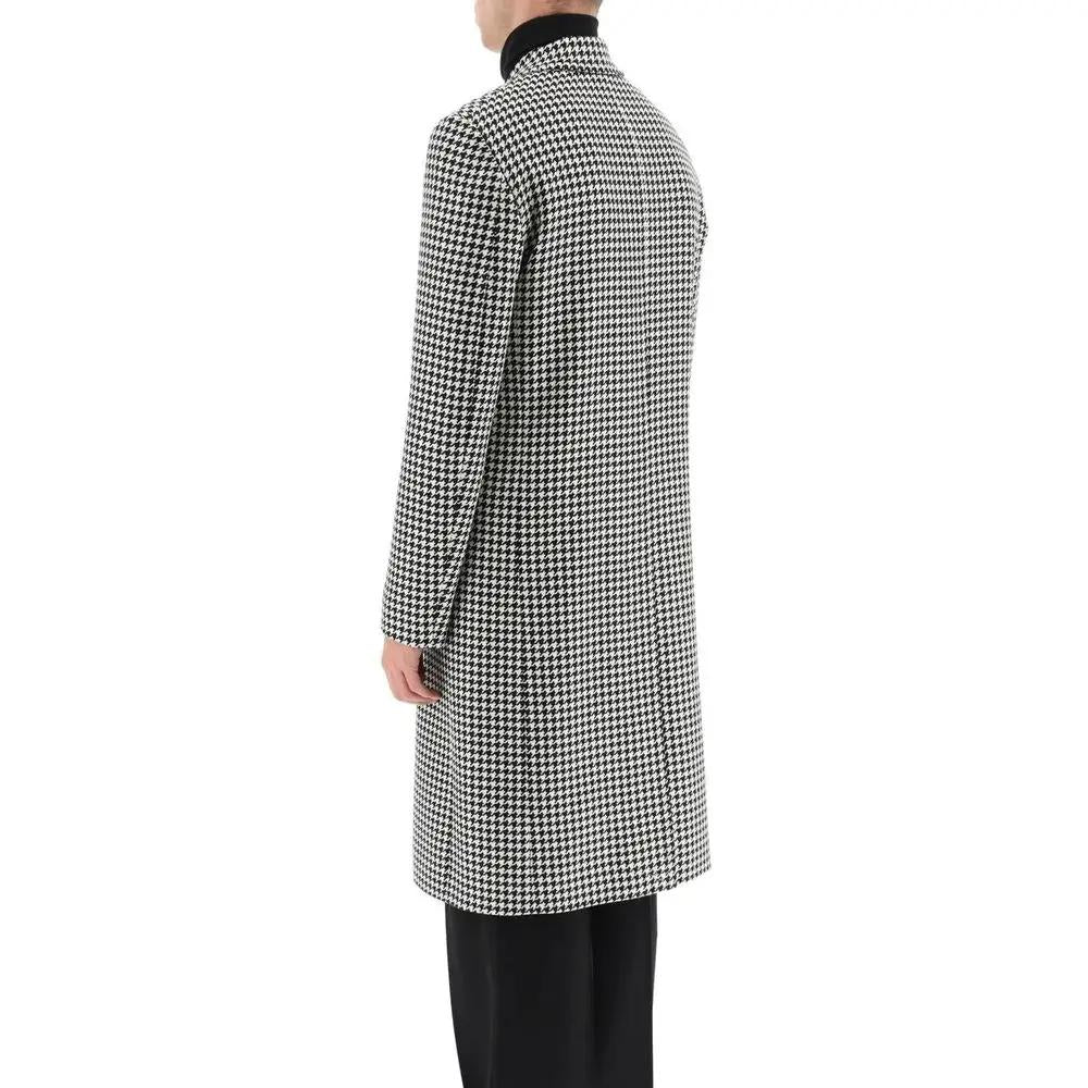 Manteau en laine noire Alexander McQueen